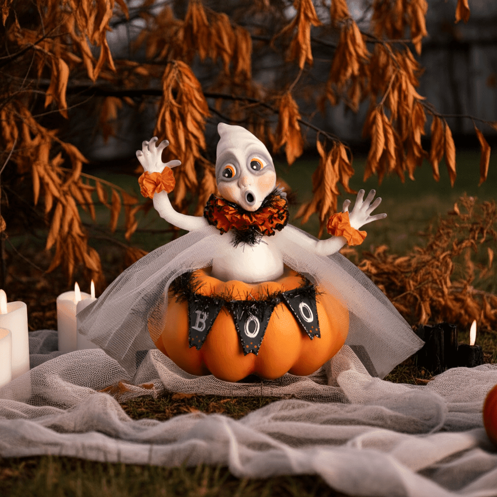 Binx Boo Ghost Halloween Decor by Bethany Lowe Designs - Che Cose Belle