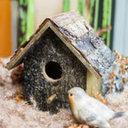 Birch Wood Decorative Bird House - Che Cose Belle