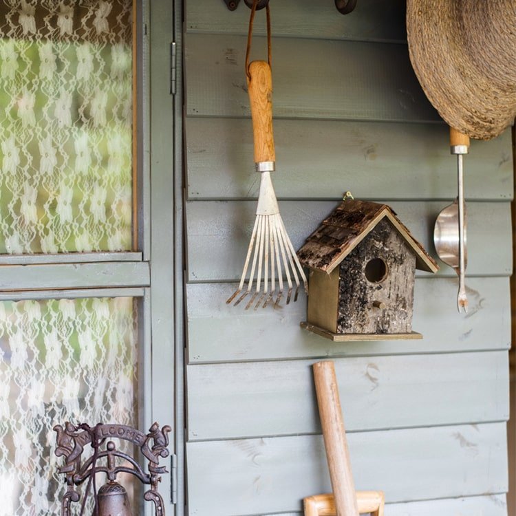 Birch Wood Decorative Bird House - Che Cose Belle