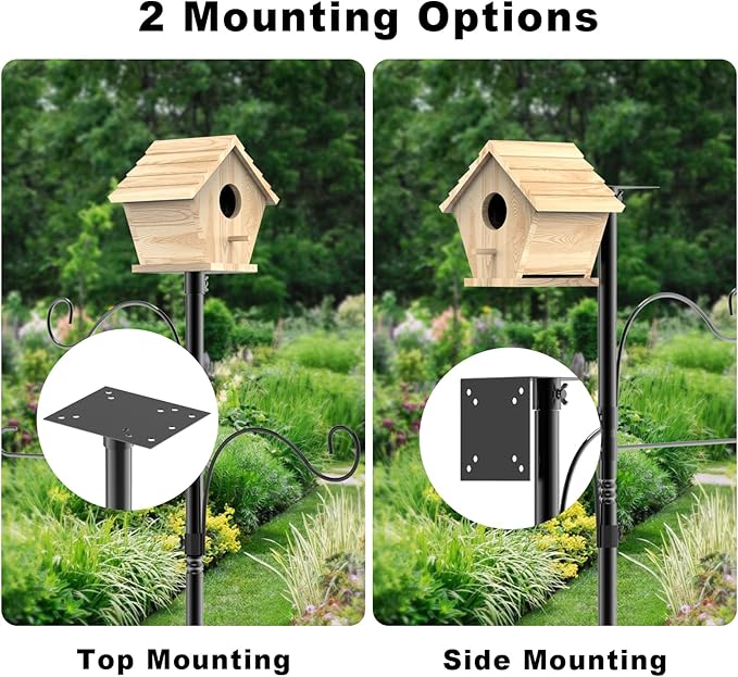 Bird Houses for Outside,Wooden Birdhouse Finch Cardinals Hanging, Birdhouse Nesting Box for Wild Bird Viewing,Funny Patio and Outdoor Yard Decoration (House) - Che Cose Belle