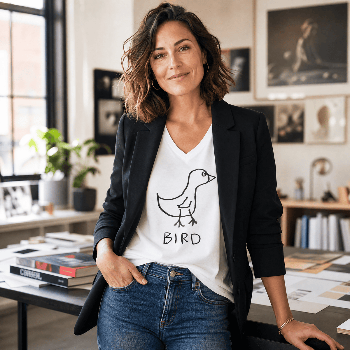 Bird - V-neck Tee - Che Cose Belle