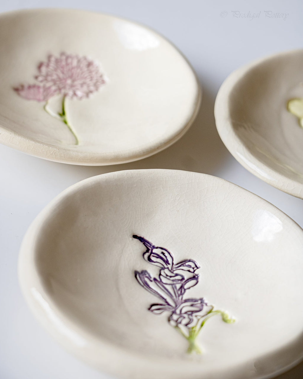 Birth Flower Ring Dish - Che Cose Belle