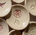 Birth Flower Ring Dish - Che Cose Belle