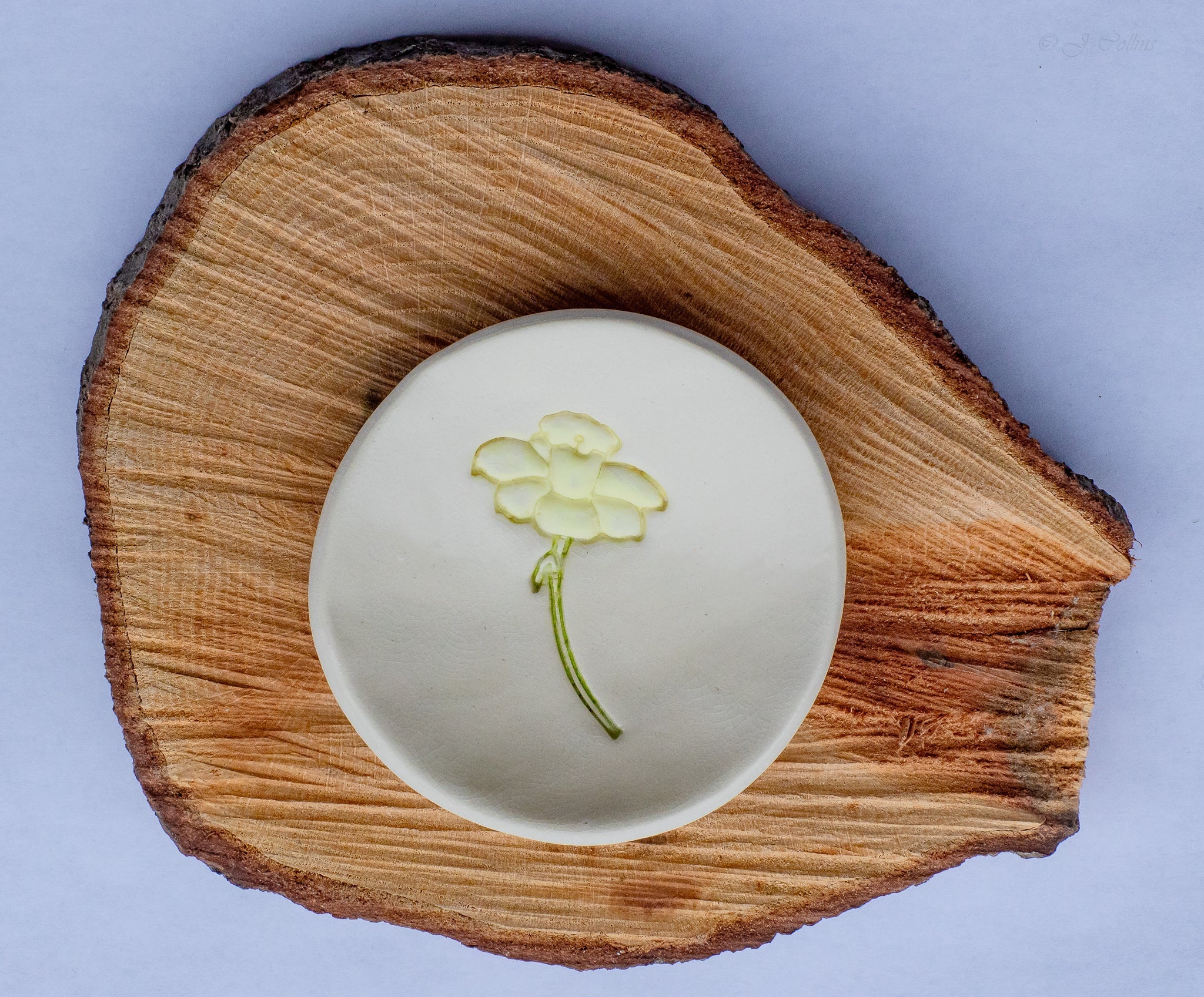 Birth Flower Ring Dish - Che Cose Belle