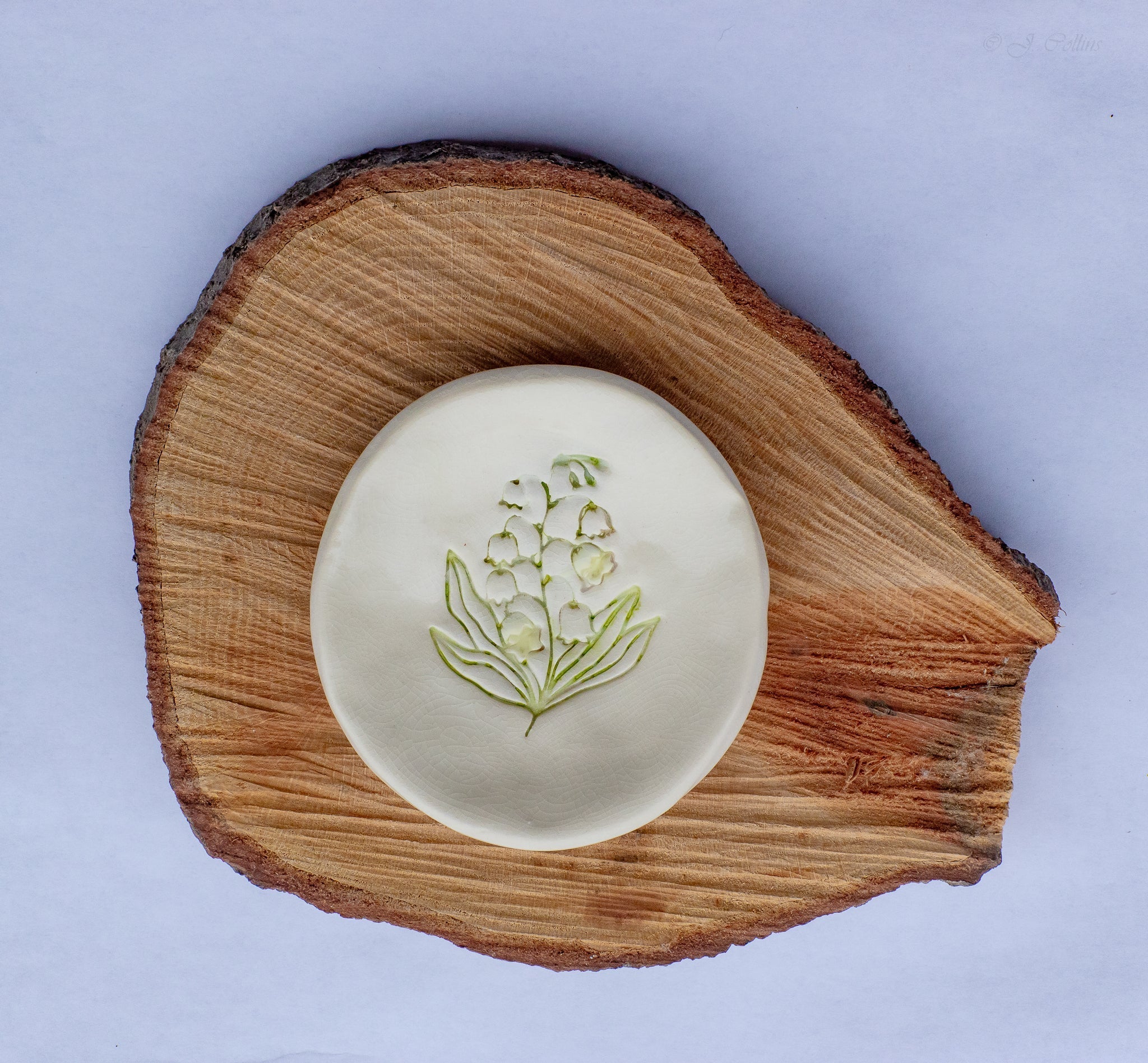 Birth Flower Ring Dish - Che Cose Belle