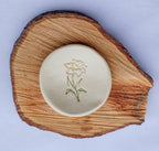 Birth Flower Ring Dish - Che Cose Belle