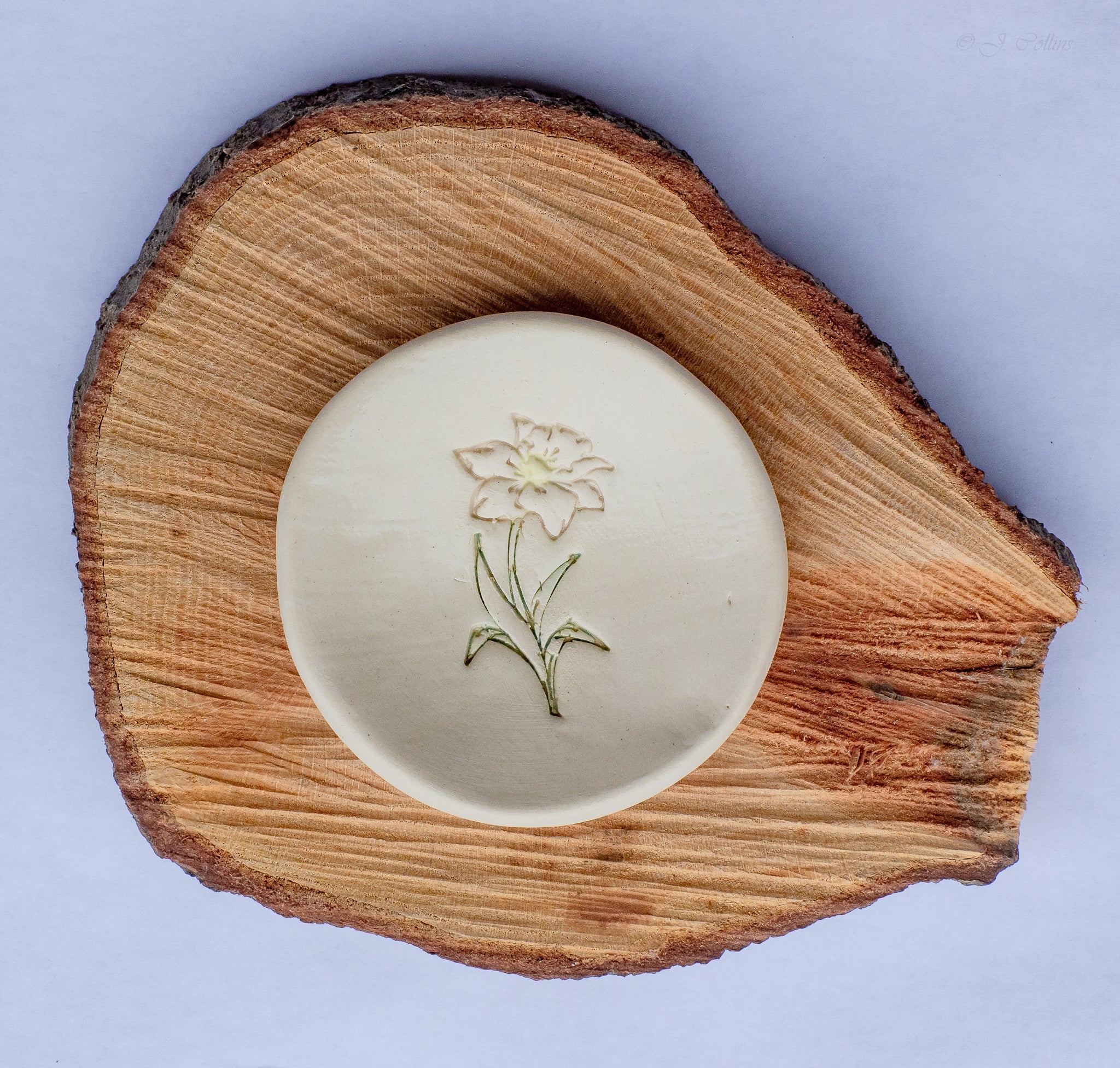 Birth Flower Ring Dish - Che Cose Belle