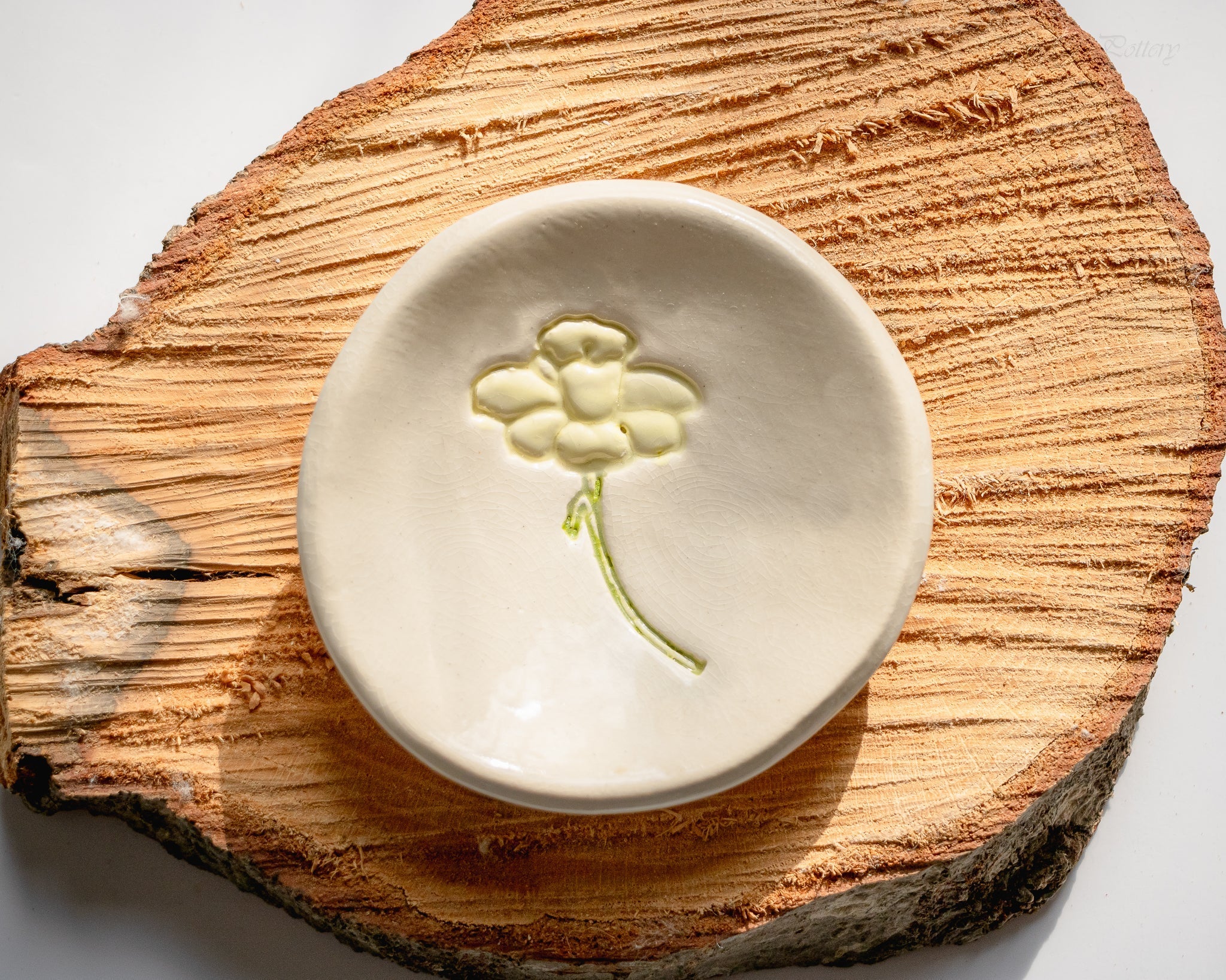 Birth Flower Ring Dish - Che Cose Belle