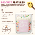 Birthday Cake Container Candle - Che Cose Belle