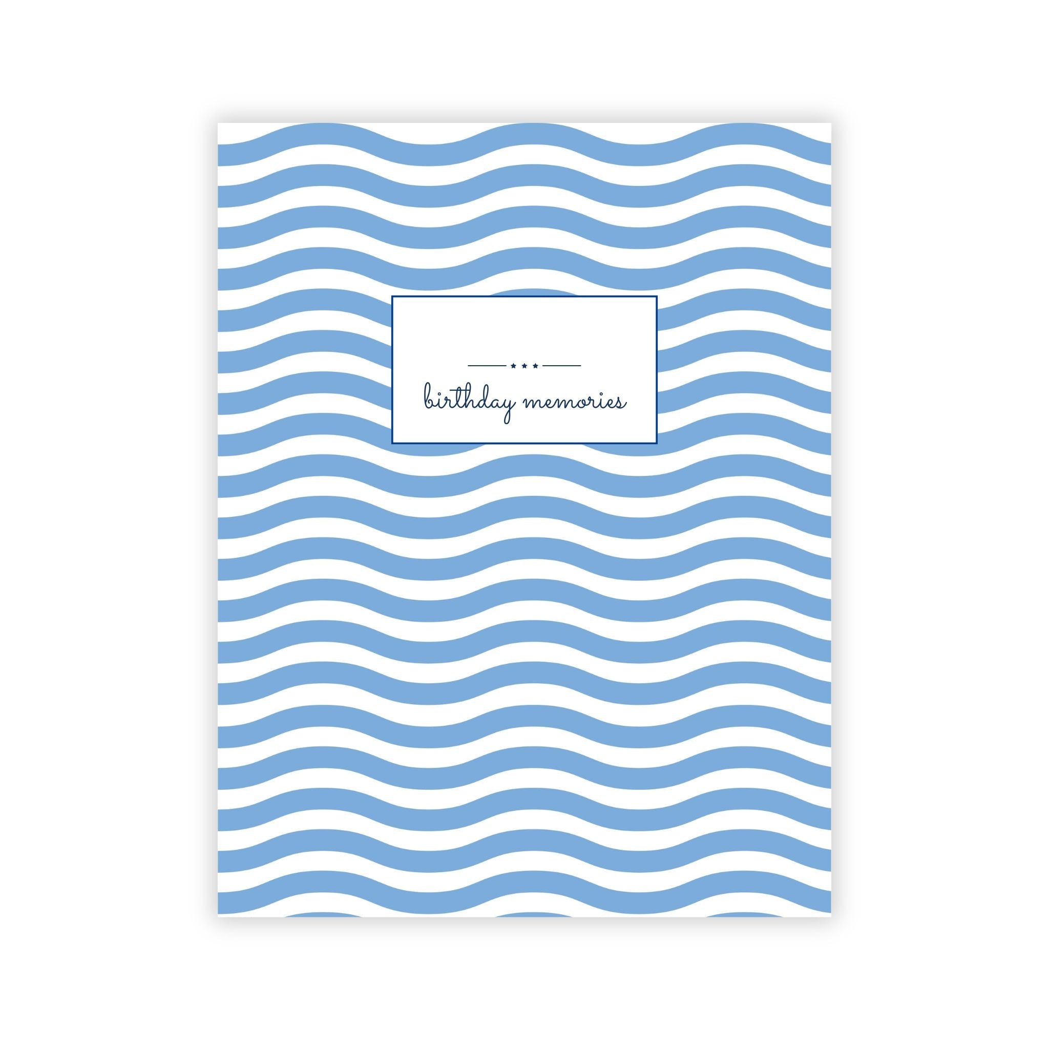 Birthday Memory Book - Blue Wave - Che Cose Belle