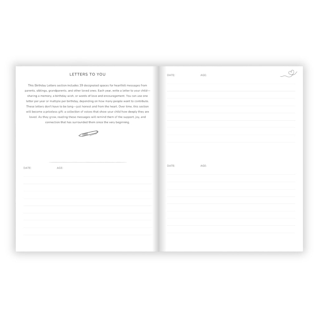 Birthday Memory Book - Blue Wave - Che Cose Belle