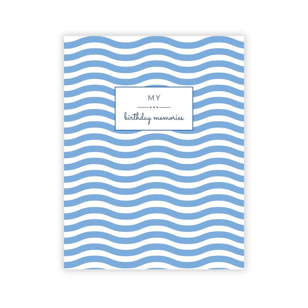 Birthday Memory Book - Blue Wave - Che Cose Belle