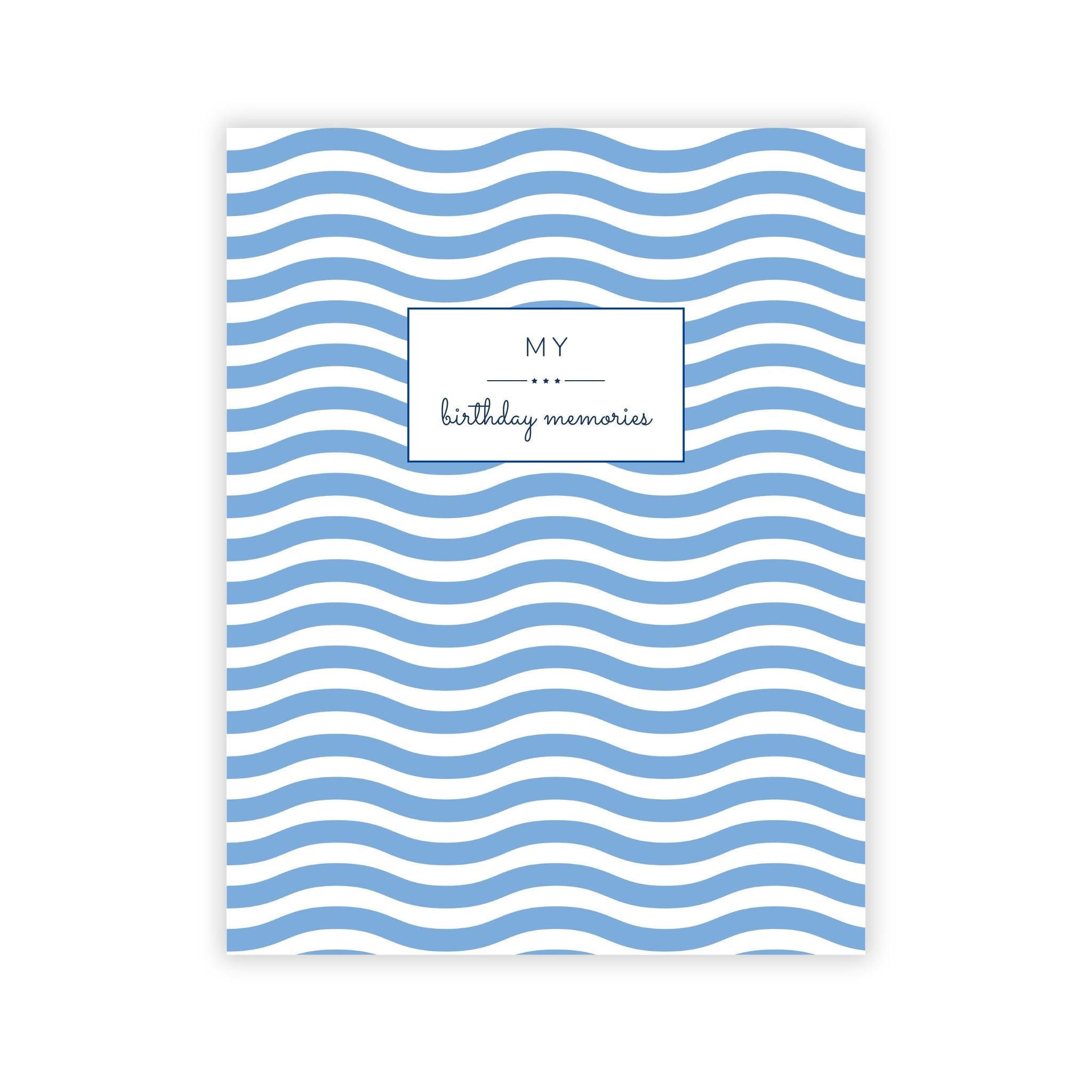 Birthday Memory Book - Blue Wave - Che Cose Belle