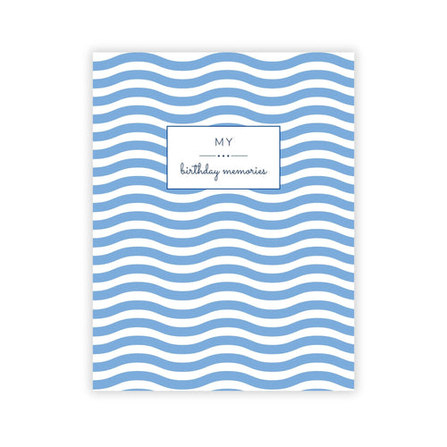 Birthday Memory Book - Blue Wave - Che Cose Belle