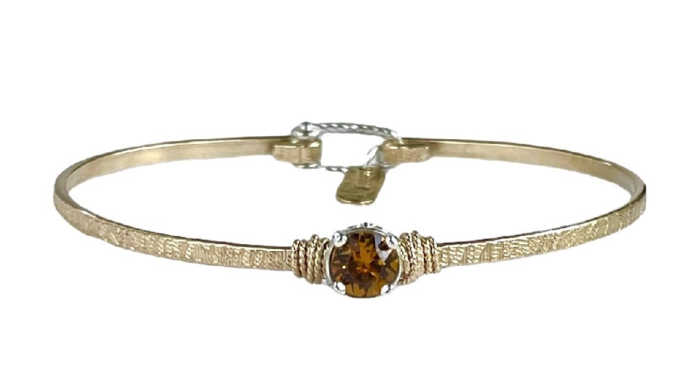 Birthstone Solitaire Bracelet - Che Cose Belle