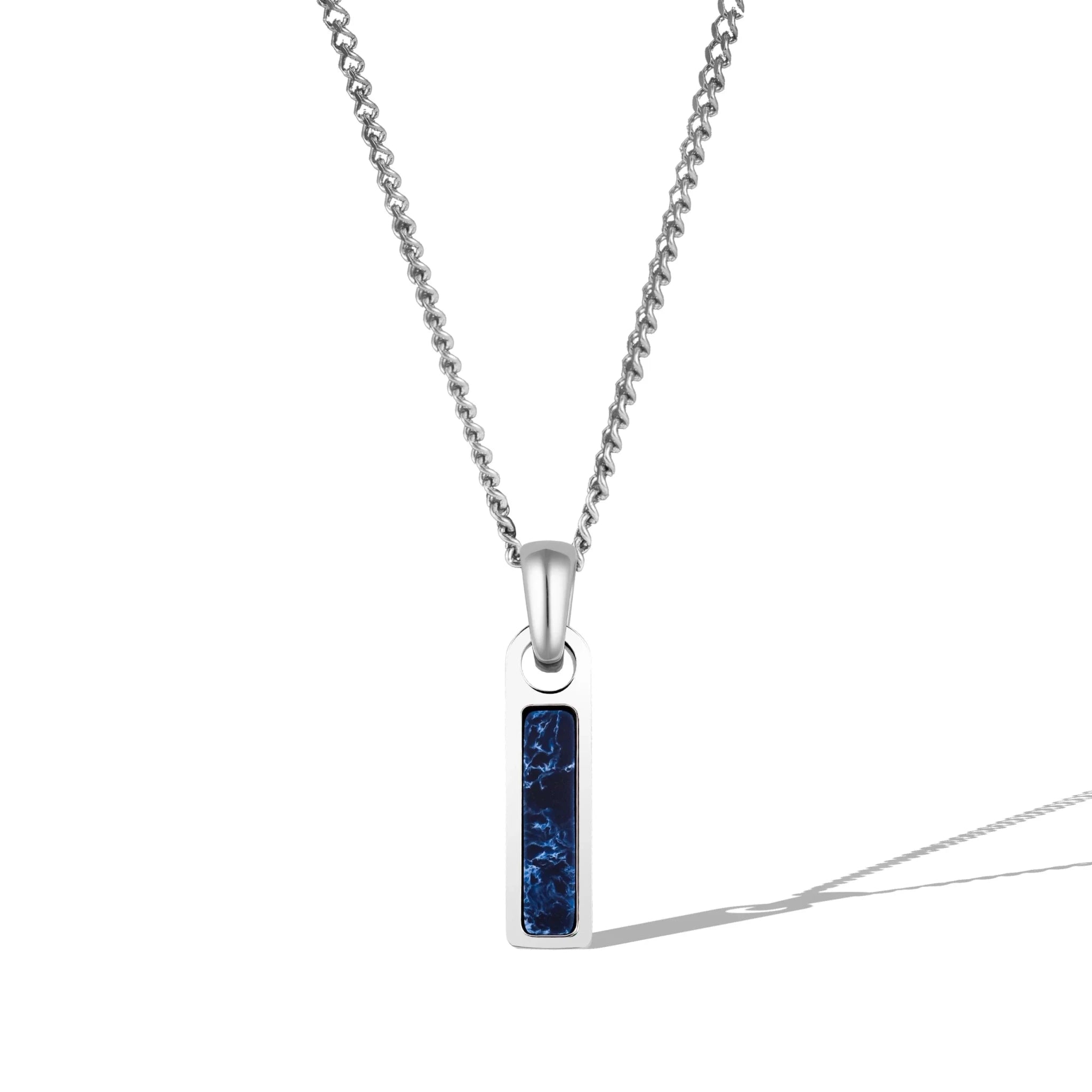 Birthstone Tag Necklace - Silver - Che Cose Belle