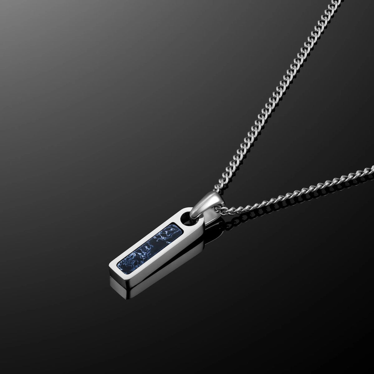 Birthstone Tag Necklace - Silver - Che Cose Belle