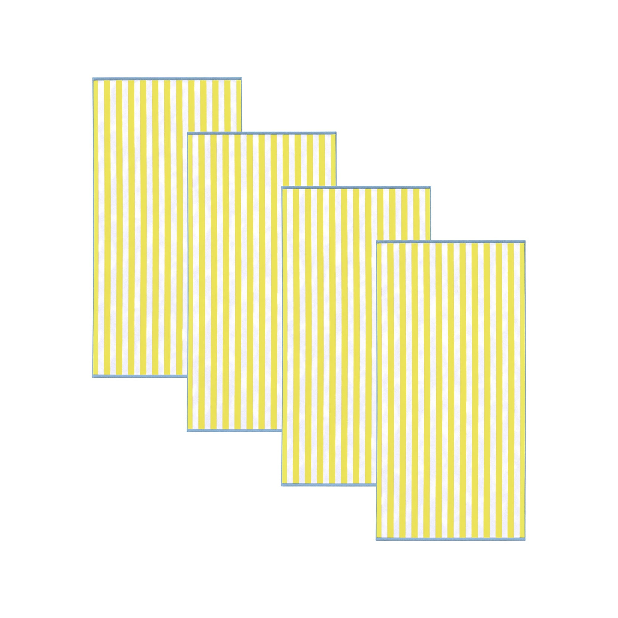 Oversized Striped Border Cabana Beach Towel - Santa Cruz