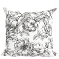 Black and White Floral Pillow in Emmaline - Che Cose Belle