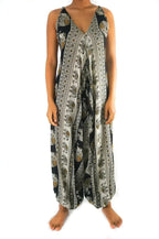 Black Elephant Boho Hippie Jumpsuit Rompers - Che Cose Belle