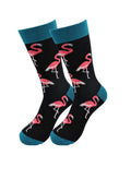 Black Flamingo Socks - Comfy Cotton for Men & Women - Che Cose Belle