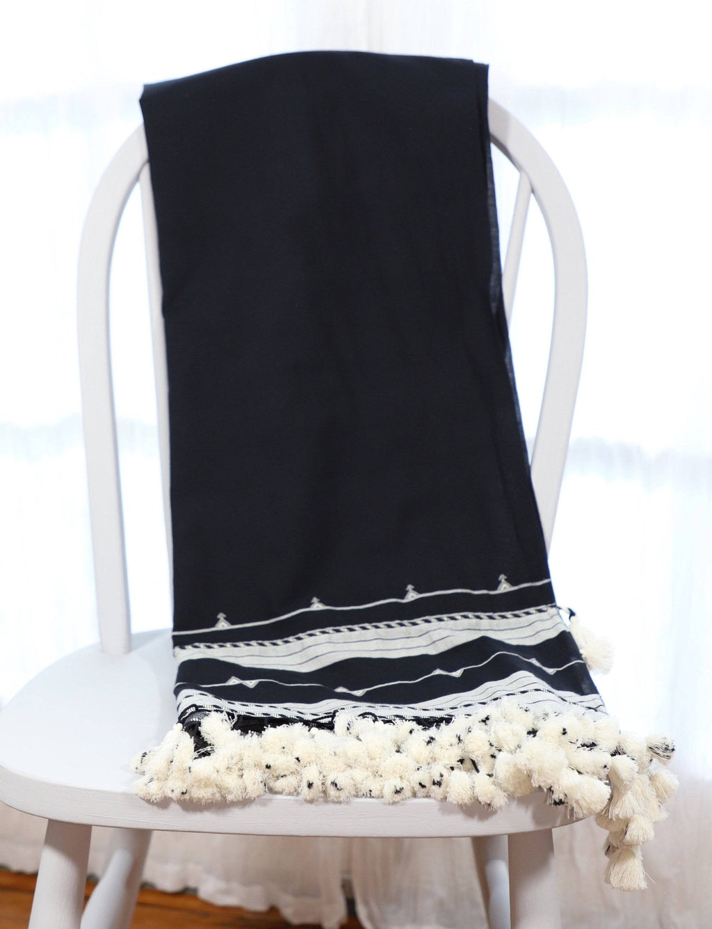 Black Kutch Scarf - Che Cose Belle