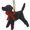 Black Lab Hand Knit Christmas Ornament Arcadia Home - Che Cose Belle
