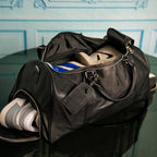 Black Leather Duffle Bag - Che Cose Belle