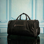 Black Leather Duffle Bag - Che Cose Belle
