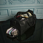 Black Leather Duffle Bag - Che Cose Belle