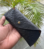 Black Leather Sunglasses Cover - Che Cose Belle
