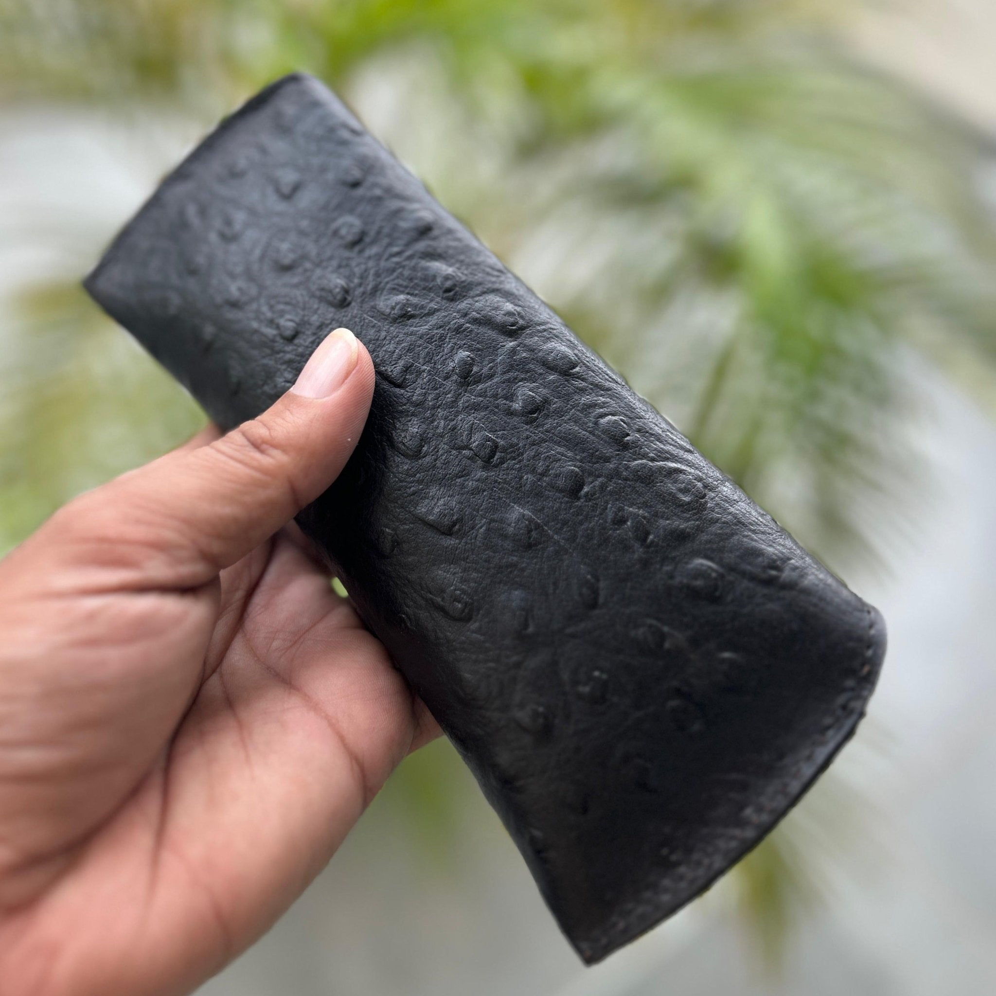 Black Leather Sunglasses Cover - Che Cose Belle
