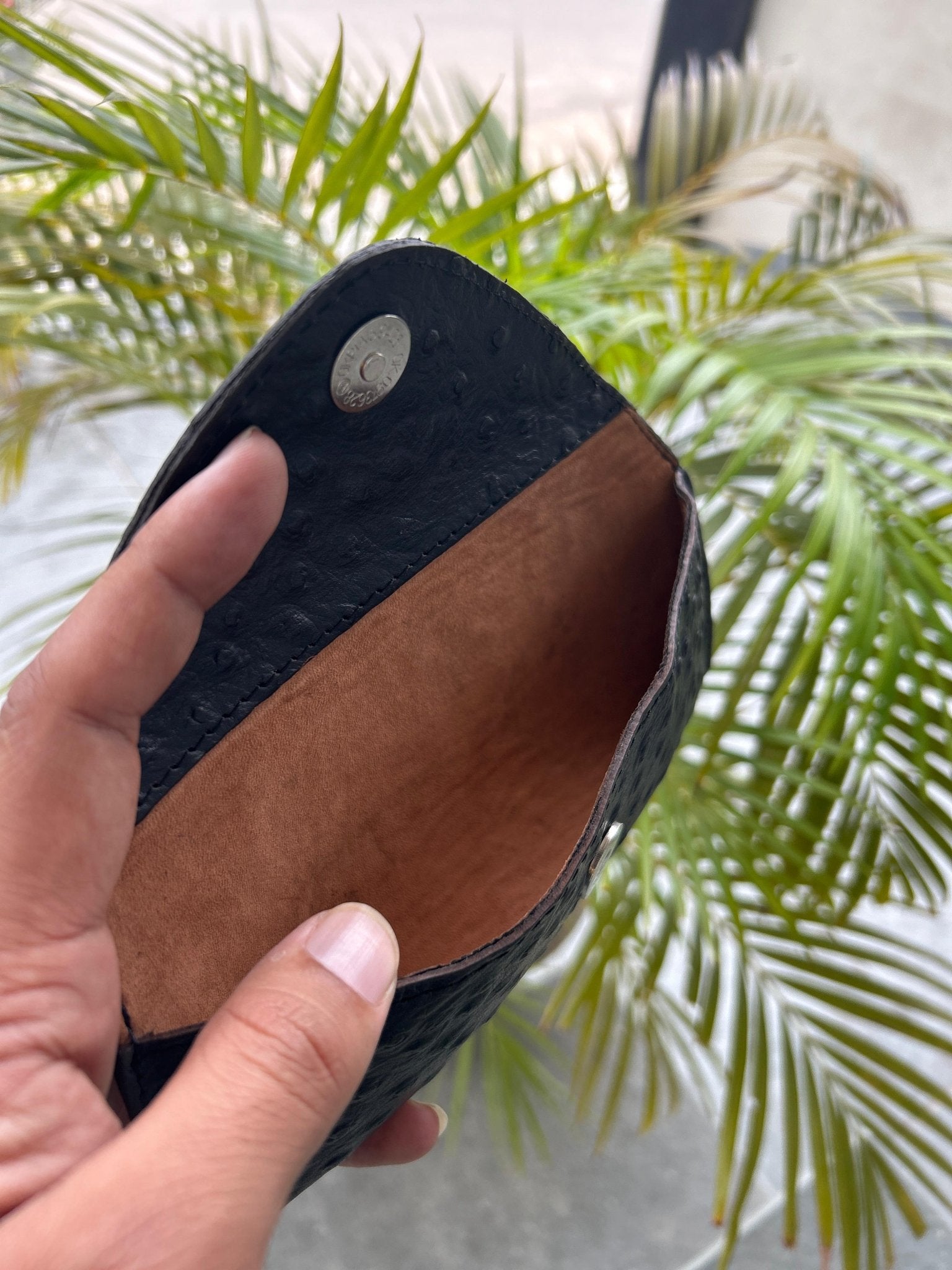 Black Leather Sunglasses Cover - Che Cose Belle