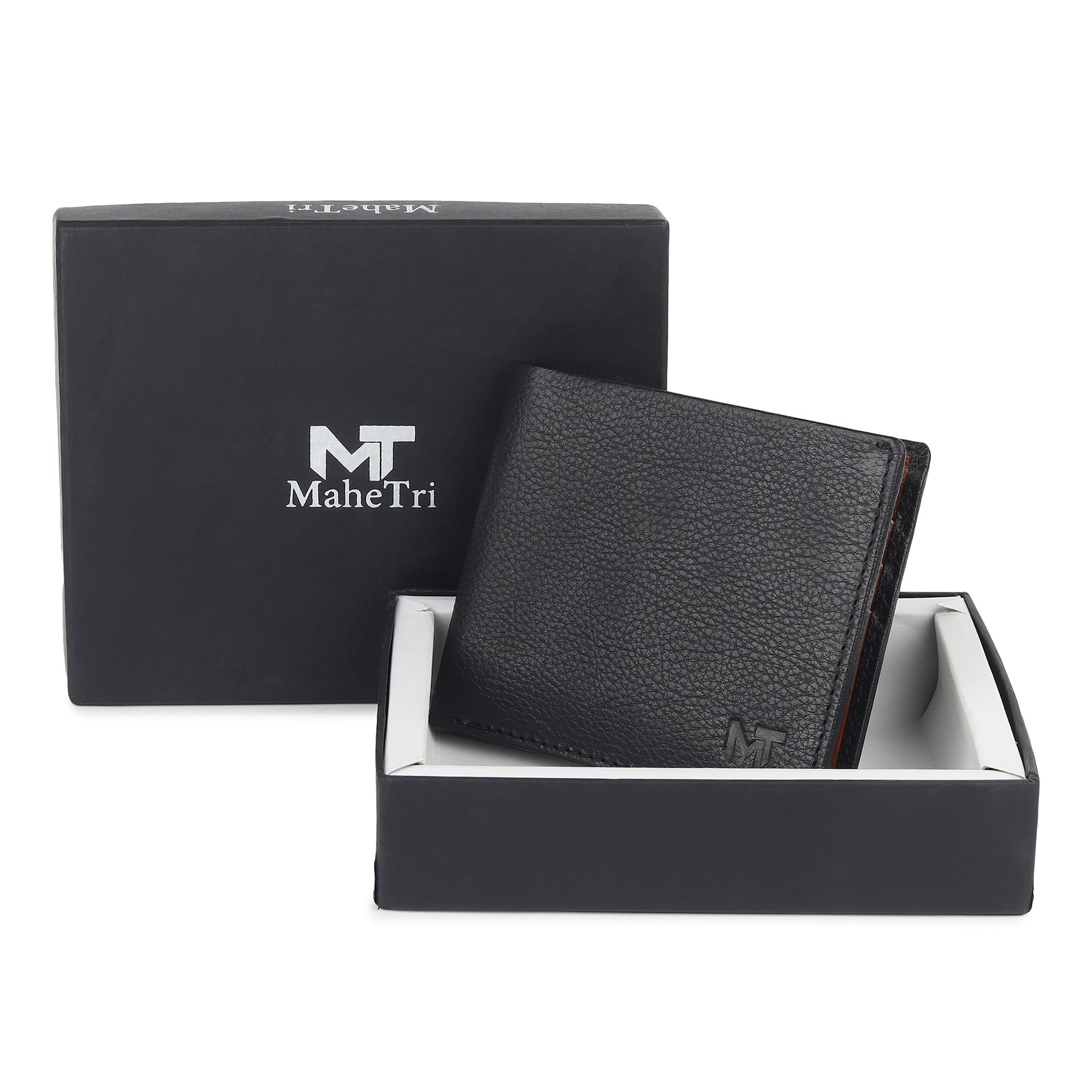 Black Minimal Contrast Wallet - Che Cose Belle