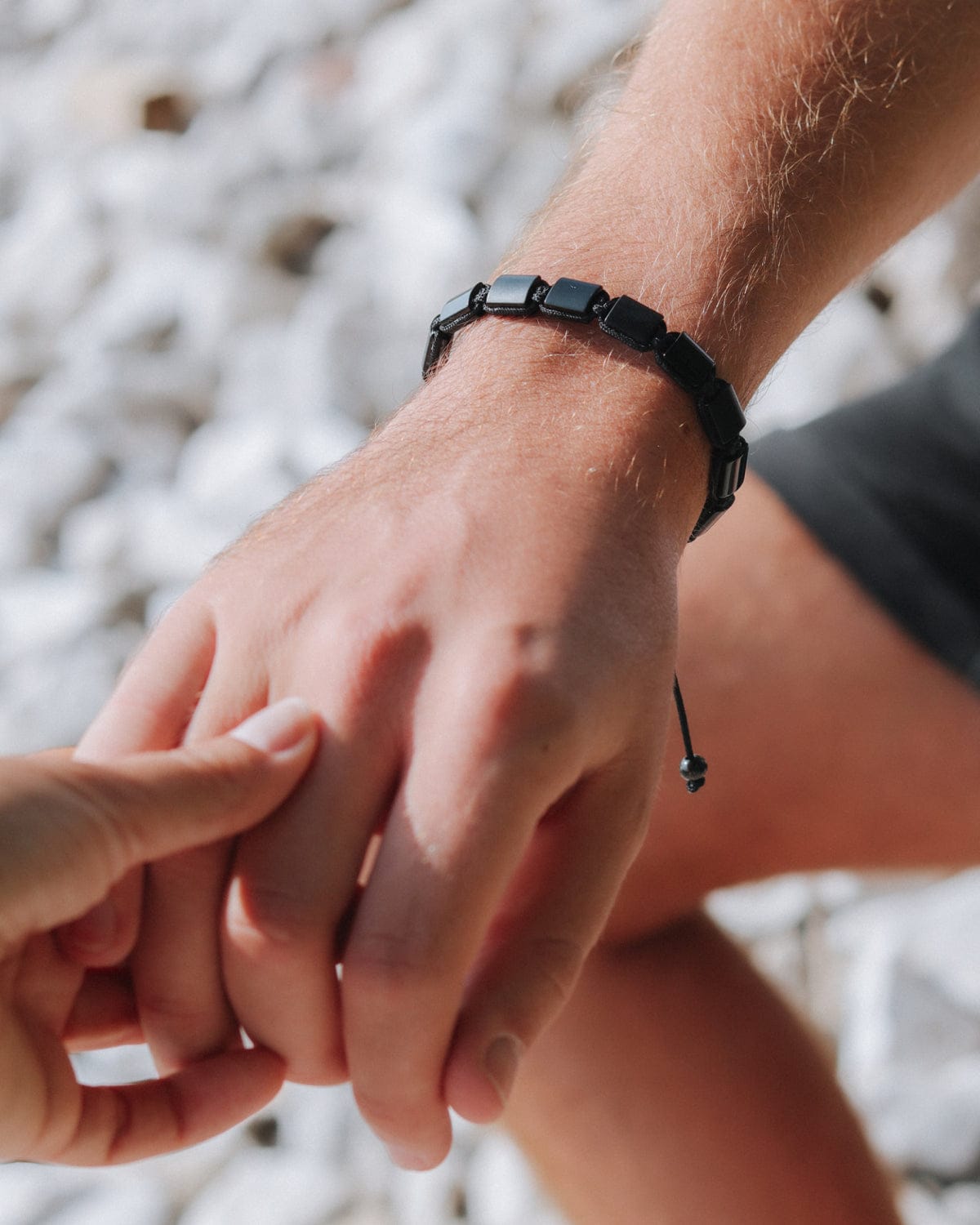 Black Obsidian Beaded Bracelet - Havana - Che Cose Belle