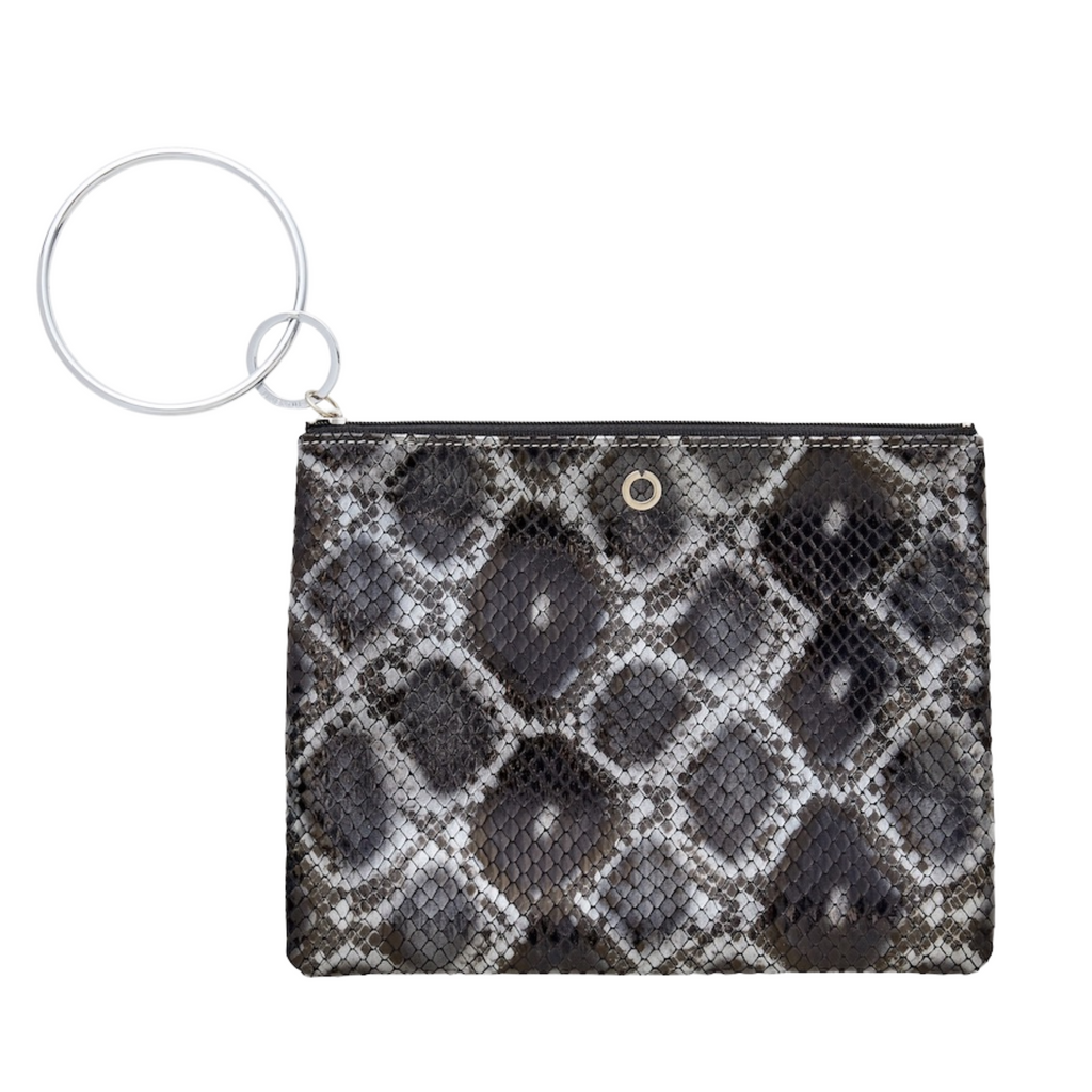 The Bracelet Pouch — Black Python
