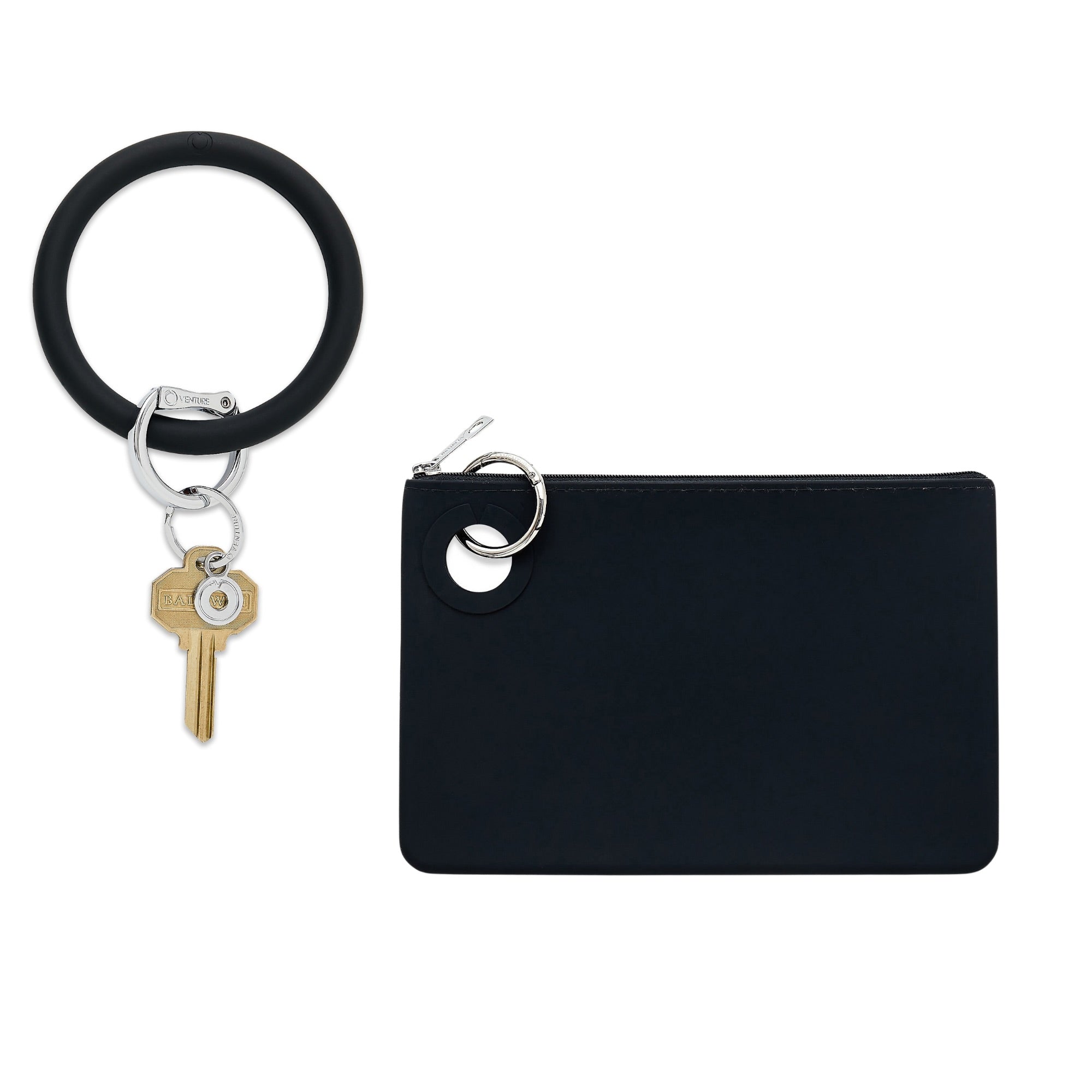 Large Pouch Wristlet - Back in Black