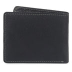 Black Textured Leather Mens Wallet - Che Cose Belle