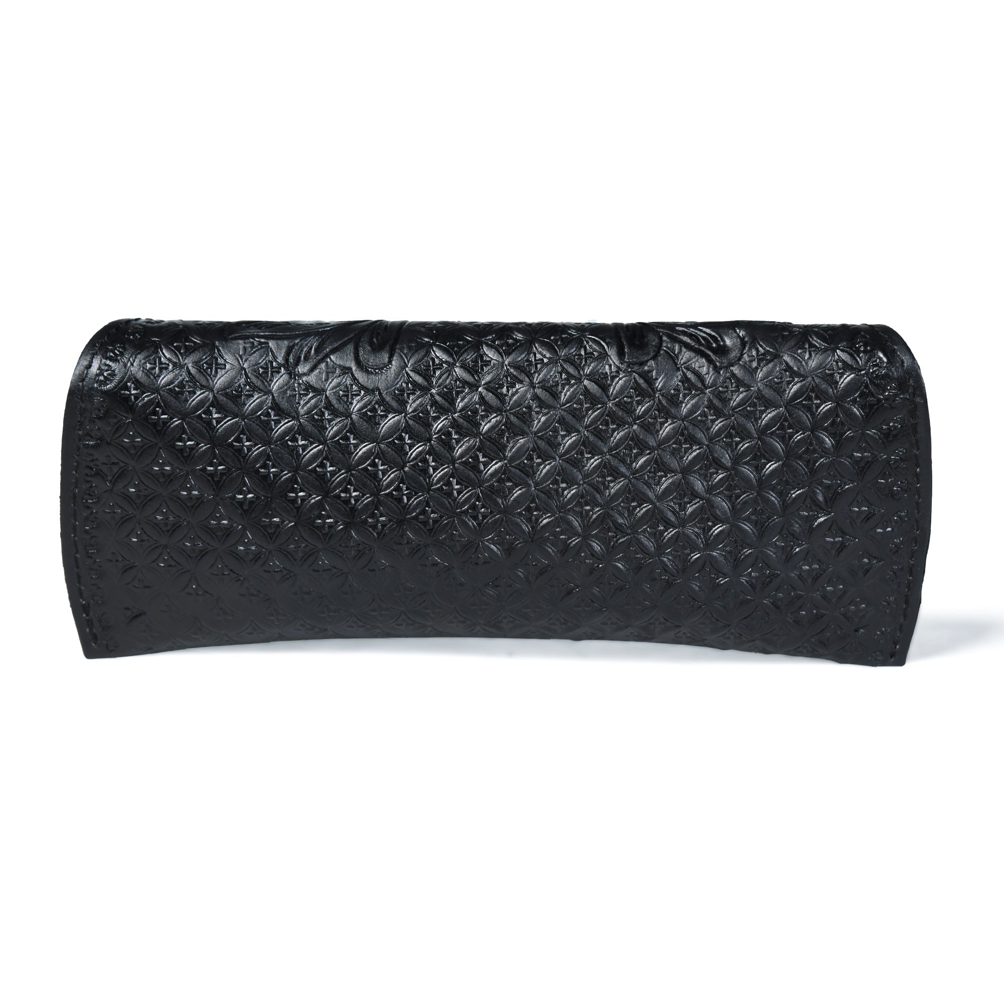 Black Textured Leather Sunglasses Cover - Che Cose Belle