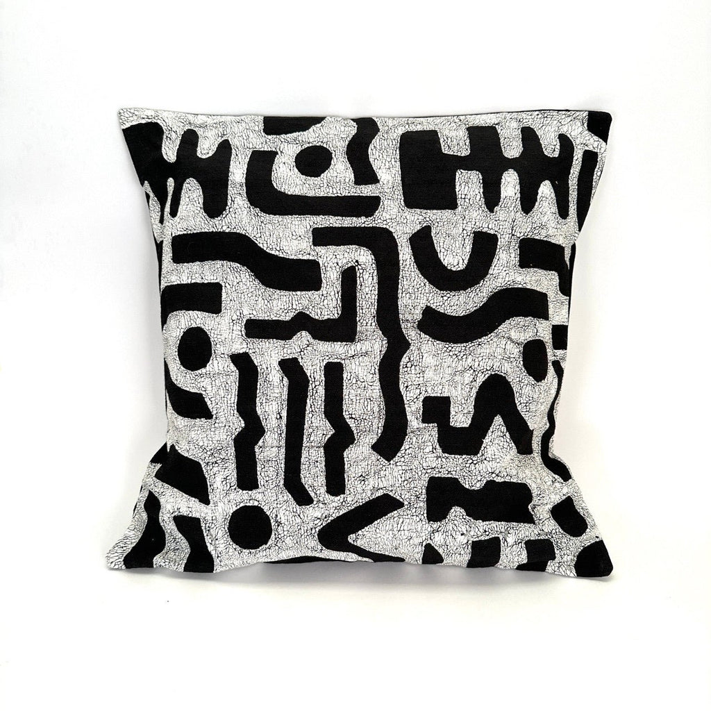 Black + White Bogo Marks Pillow Cover - Che Cose Belle