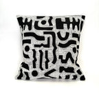 Black + White Bogo Marks Pillow Cover - Che Cose Belle