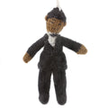 Black/Brown Groom Hand Knit Wedding Ornament Arcadia Home