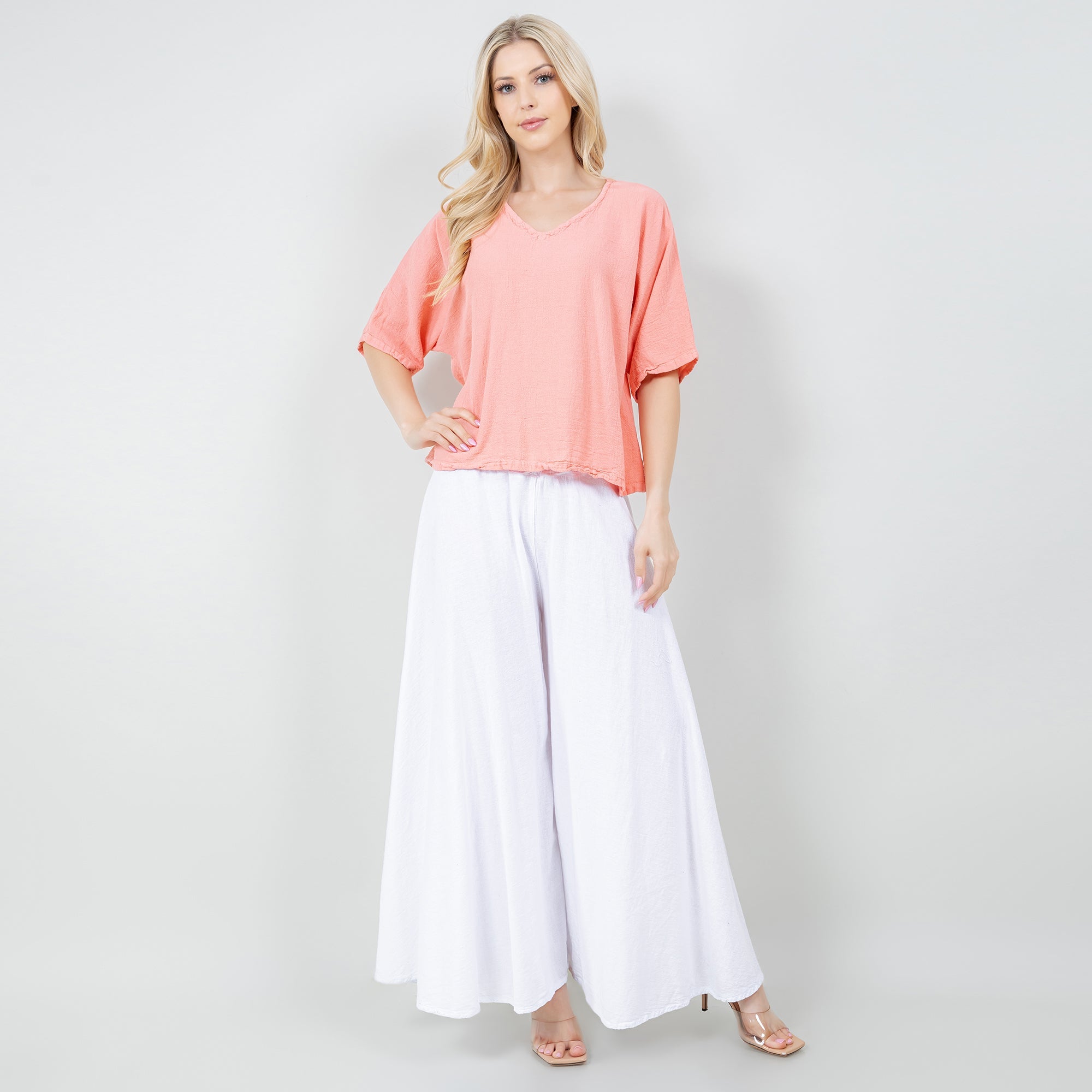 Blanche Pants - 100% Cotton Gauze - Che Cose Belle