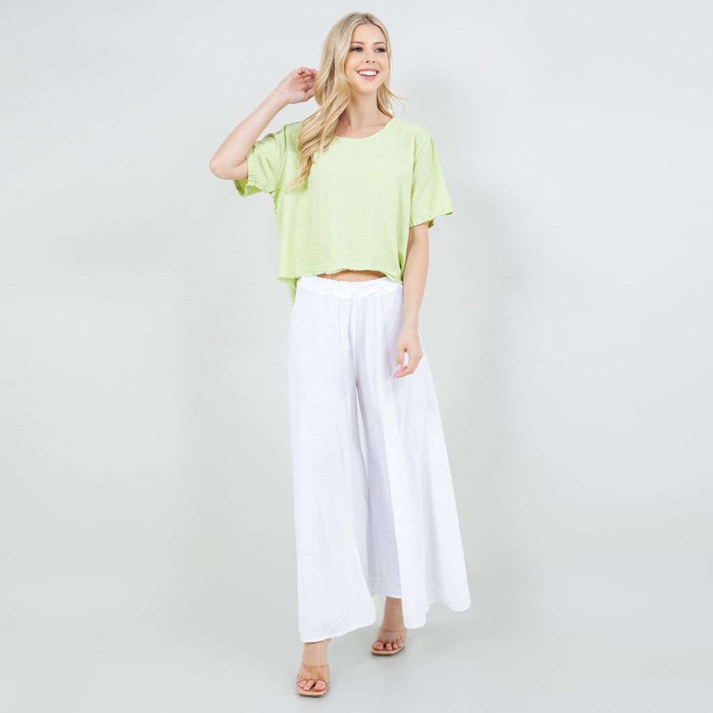 Blanche Pants - 100% Cotton Gauze - Che Cose Belle