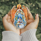 Blessing Home Angel Wooden Ornaments by G. DeBrekht Nativity Holiday Decor - 8611021 - Che Cose Belle