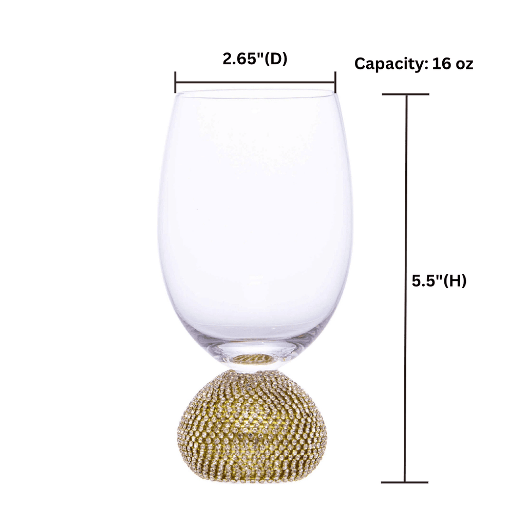Bling Wine Glasses - Che Cose Belle