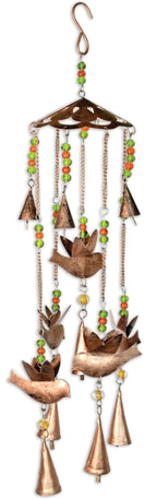 Blissful Birds Bell Chime - Antique Finish - Che Cose Belle