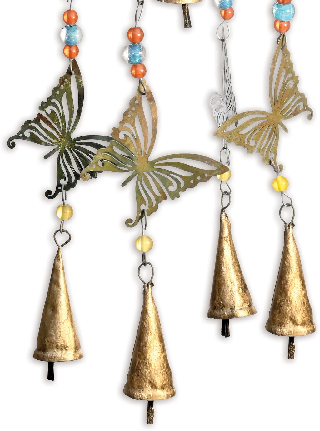 Blissful Butterfly Bell Chime - Antique Finish - Che Cose Belle