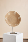 Blonde Rwanda Ivory Diamond Wall Basket - Che Cose Belle