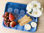 Bloom in Blue Tray | wood and melamine | 17" x 13" | Sweetgum - Che Cose Belle